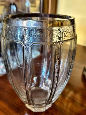 Vaso in cristallo molato Art Déco prima metà del 900 - Foto 9