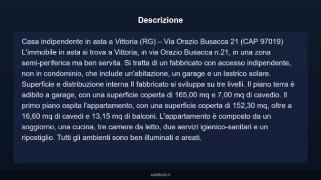 Immobile in asta di 152 m² con più di 5 locali e box auto in vendita a Vittoria - Foto 4