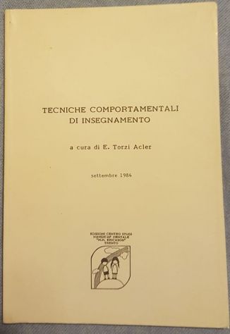 Tecniche comportamentali di insegnamento