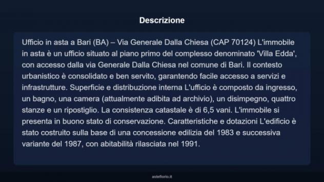 Immobile in asta di 97 m² con più di 5 locali in vendita a Bari - Foto 3