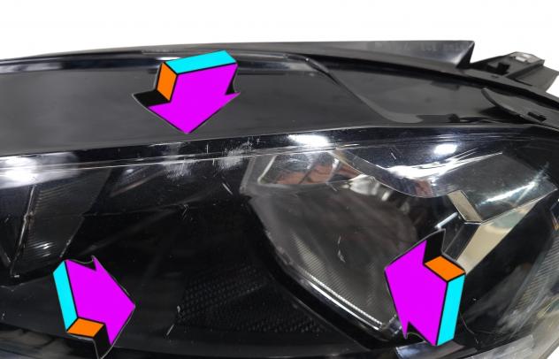 FARO ANTERIORE SINISTRO VOLKSWAGEN Golf 7 Berlina 5G1941005D (12) - Foto 4