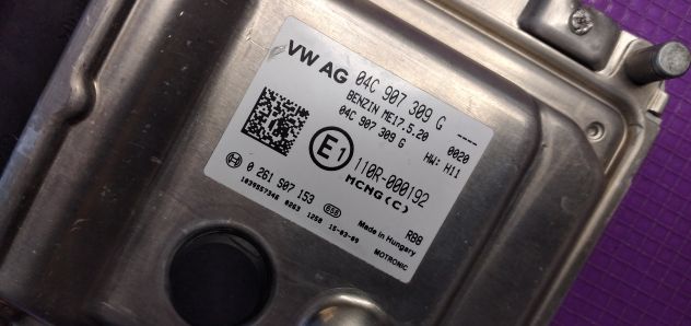ECU WOLK BOSCH ME17.5.20 0261S07153 W AG 04C 907 309 G - Foto 4