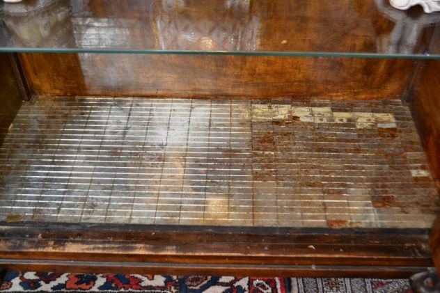 Antica cristalliera stile Chippendale primi del 900 - Foto 10