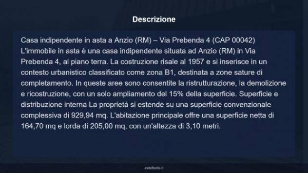 Immobile in asta di 929 m² con più di 5 locali in vendita a Anzio - Foto 17