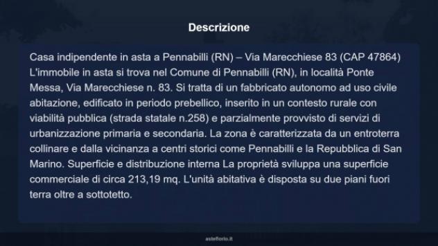 Immobile in asta di 213 m² in vendita a Pennabilli - Foto 15