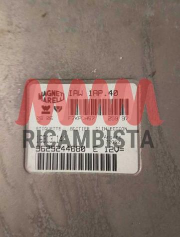 9629244680 IAW1AP.40 Citroen Xantia 1.1 centralina motore Magneti Marelli - Foto 2