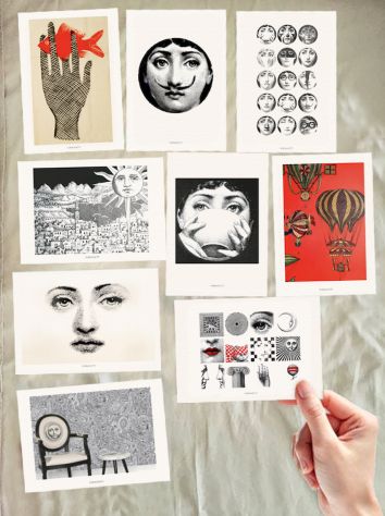 Fornasetti cartoline stampe