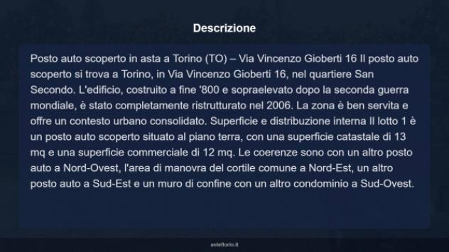 Immobile in asta di 13 m² in vendita a Torino - Foto 3