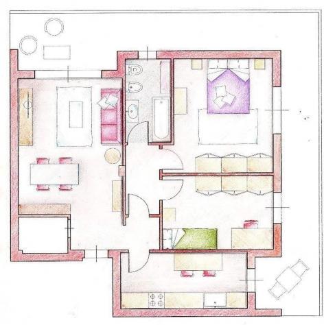 Appartamento in vendita a Cascina 88 mq Rif: 1390093 - Foto 3