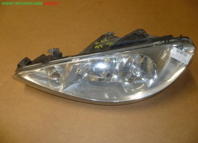 PROIETTORE S.CON LAMPADINE (versione con doppia parabola) VETRO LISCIO PEUGEOT 206 (T1) 3 porte / 5 porte / CC  Parti elettriche  Fanaleria  Proiettor