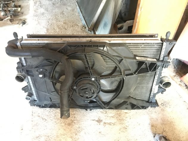 Gruppo Radiatore Acqua Clima Intercooler Ventola Espace 2.2 dCi 150 Cv