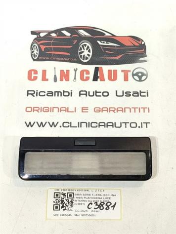 PLAFONIERA BMW Serie 5 E39 Touring 8363265GY 8363264L M57306D1 (9603)