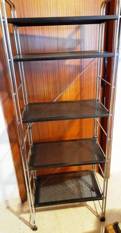 scaffalatura metallica 5 ripiani mis 37x64x170 smontabile