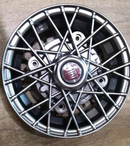 Cerchi RAY crome 4,5x12 4x190 fiat 500 l f r - Foto 7