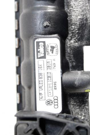 1C0121201A RADIATORE ACQUA VOLKSWAGEN NEW BEETLE 1.9 D 66KW 5M 3P (2001) RICAMBIO USATO - Foto 2