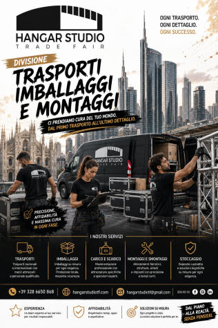 HANGARSTUDIO TF AZIENDA SPECIALIZZATA IN TRASPORTI TRASLOCHI MOVIMENTAZIONI