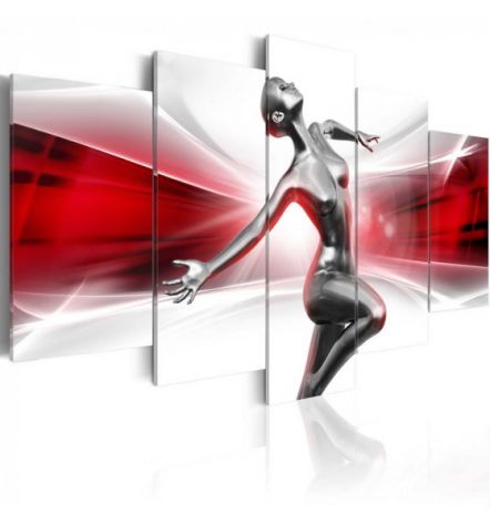 Quadro Con Una Ballerina Cm. 100x50 E 200x100 - ARREDALACASA