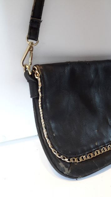 Borsa nera in ecopelle - Foto 7