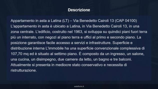 Immobile in asta di 107 m² in vendita a Latina - Foto 16
