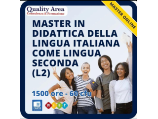 Master (L2) Didattica della Lingua Italiana Come Lingua Seconda -IN TUTTA ITALIA