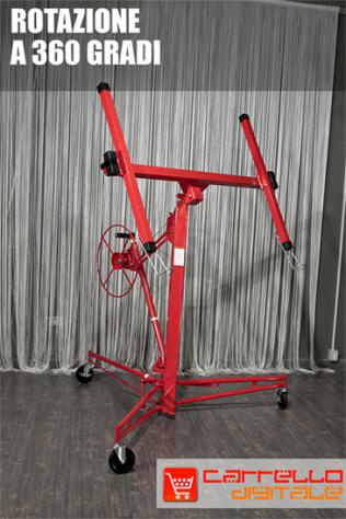 Carrello alzalastre solleva pannelli cartongesso -certificato CE - Foto 5