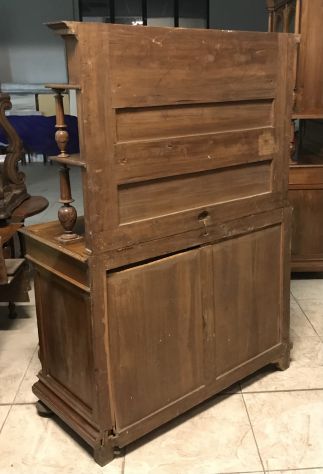 Credenza piattaia in noce - Foto 4