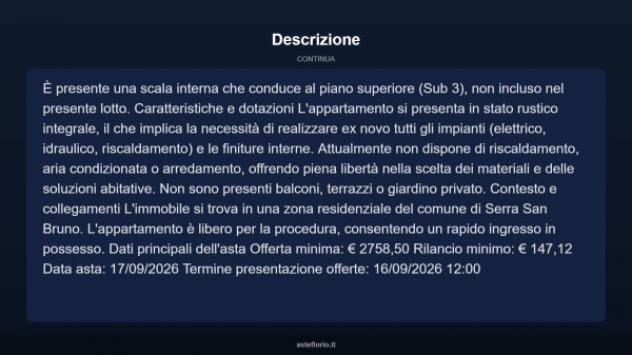 Immobile in asta di 40 m² in vendita a Serrata - Foto 5