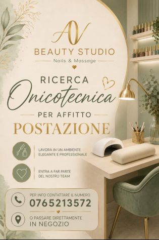 Cercasi onicotecnica con p.iva