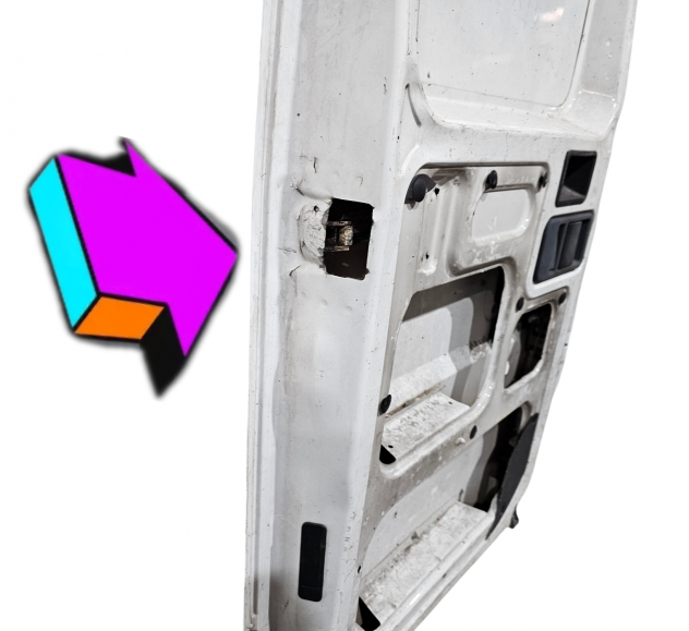 PORTA CARICO POSTERIORE A BATTENTE DX NON VETRATA IVECO Daily 35C10 3804503 (0609) - Foto 10