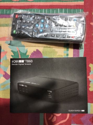 DECODER DIGITALE TERRESTRE i-CAN T860 - DVB-T2 - Foto 4
