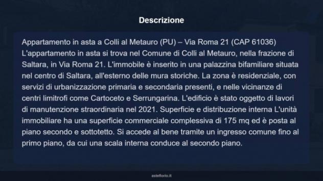 Immobile in asta di 175 m² in vendita a Colli al Metauro - Foto 13