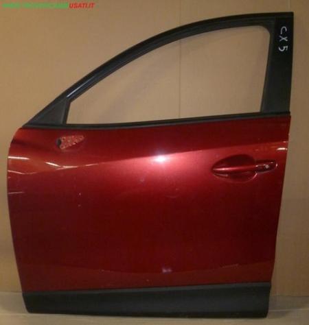 PORTA ANT. S. ARANCIO MET. C/ALZ. E SERR.  Carrozzeria  Lamierati esterni  Porte  Porta ant. sx. MAZDA - CX-5 - 01-03-2015 - 01-06-2017