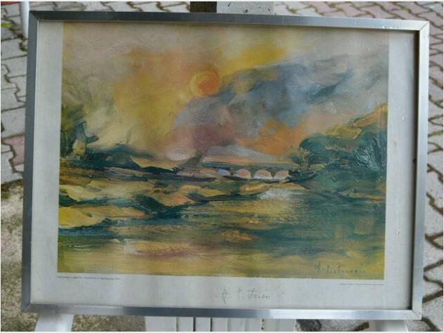 stock quadri dipinti tela cornice olio autori - Foto 3