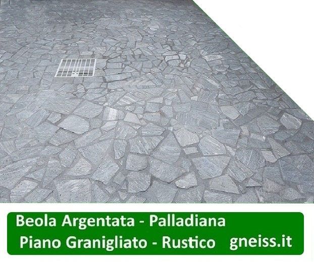 Pavimento Palladiana in BEOLA ARGENTATA , Piano Granigliato - Rustico - Foto 6