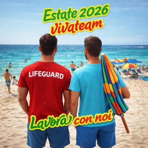 VIVATEAM ricerca ASSISTENTI BAGNANTI e SPIAGGINI per l'estate 2026