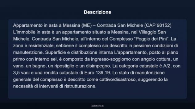 Immobile in asta di 53 m² in vendita a Messina - Foto 4