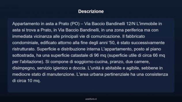 Immobile in asta di 96 m² in vendita a Prato - Foto 11