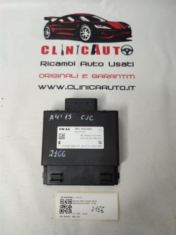 CENTRALINA START E STOP AUDI A4 Avant (8K5) 8K0959663 diesel 1968 (0815)