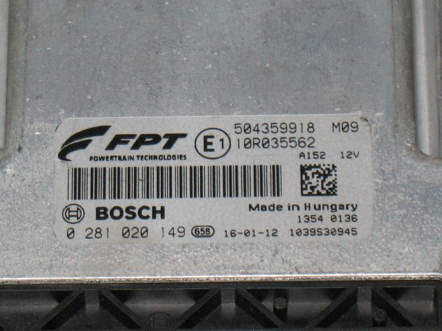 0281020149 ECU IVECO DAILY 3.0 NUOVA 0281020149 504359918 EDC17CP52 10R035562 - Foto 2