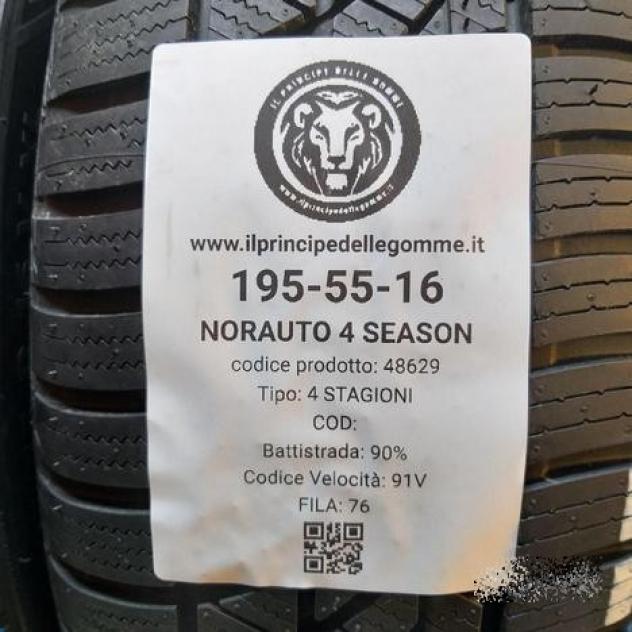 4 gomme 195 55 16 norauto a48629 - Foto 2