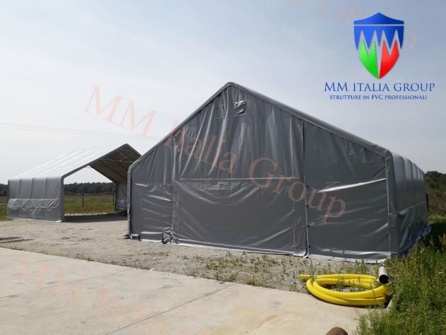TUNNEL AGRICOLI IN VARIE METRATURE OFFERTE IN TOSCANA 8 X 32 X 5,12 MT.