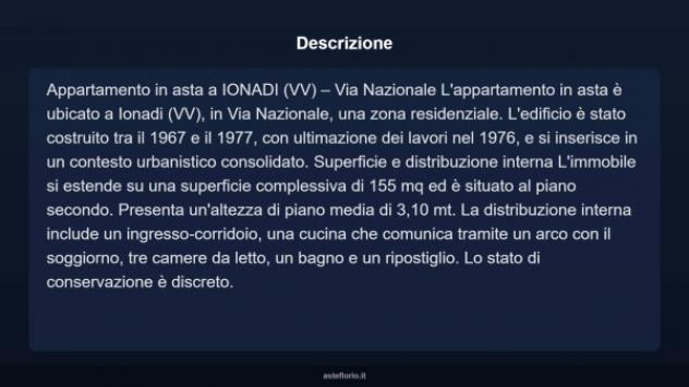 Immobile in asta di 155 m² con più di 5 locali in vendita a Jonadi - Foto 4