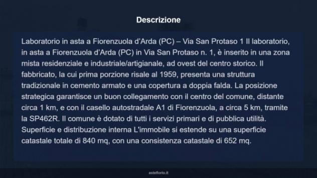 Immobile in asta di 840 m² in vendita a Fiorenzuola d'Arda - Foto 8