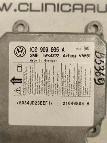 CENTRALINA AIRBAG VOLKSWAGEN Transporter T5 Serie 1C0909605A 5WK43122 AXD (0309) - Foto 2