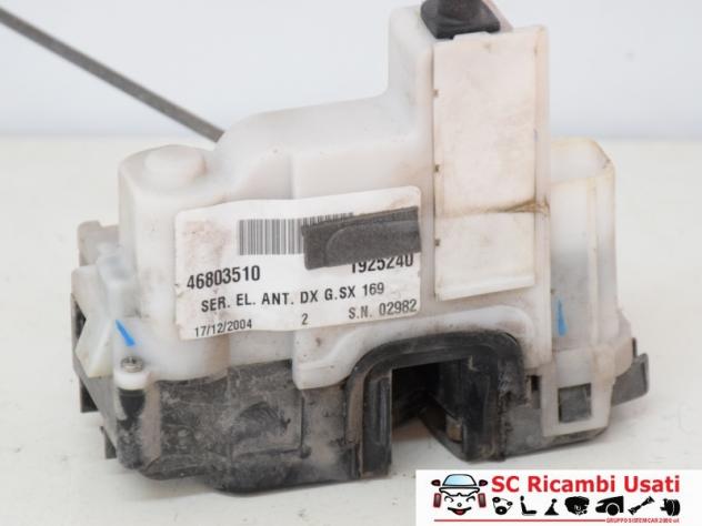 Serratura Anteriore Destra Fiat Panda 46803510 51917878 - 13194 - Foto 4