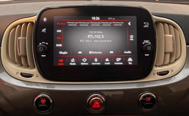 FIAT 500 1.2 Lounge ** PER NEOPATENTATI **PARI AL NUOVO** rif. 23820418 - Foto 10