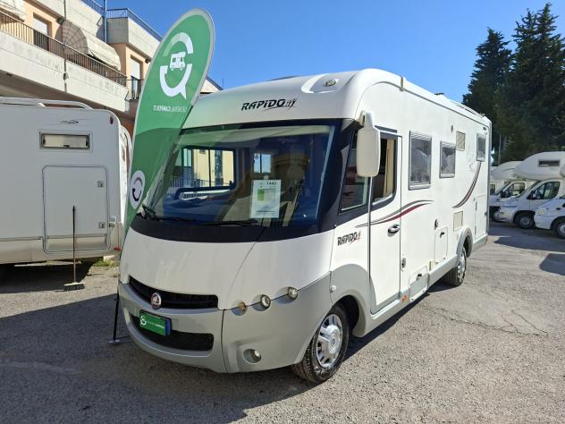 MOTORHOME RAPIDO DUCATO BASCULANTE LETTI GEMELLI GARAGE SEMIDINETTE CLIMATIZZATORE CAMPER CAMPEGGIO USATI GENERALI 1449 - Foto 3
