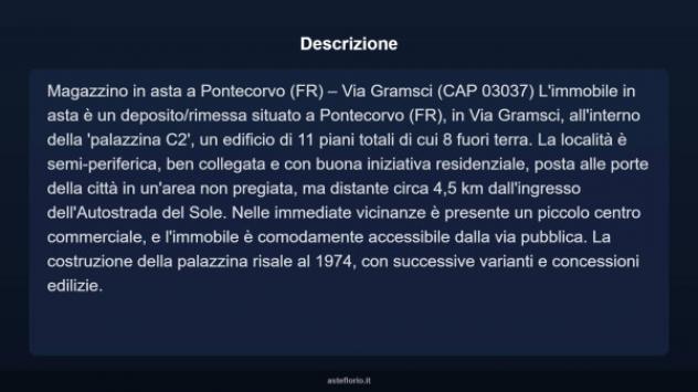 Immobile in asta di 540 m² in vendita a Pontecorvo - Foto 4