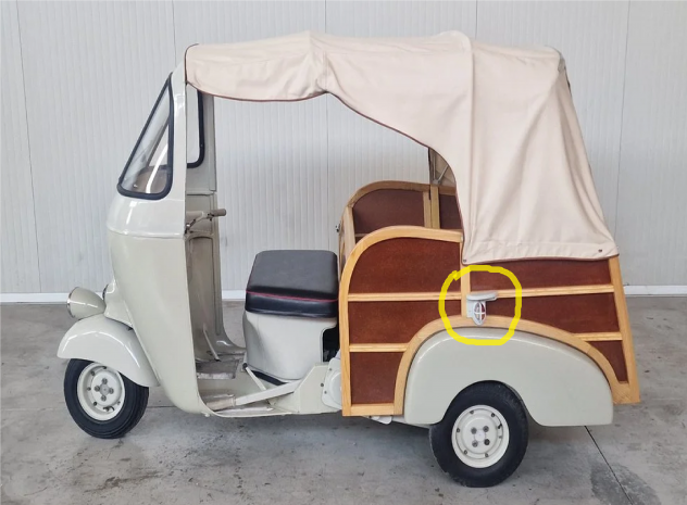 INDICATORE DIREZIONE (FRECCIA) PER PIAGGIO APE 125 CASSONE - APE CALESSINO - Foto 4