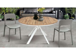 Tavolo tondo allungabile D120 + 1 all 50cm